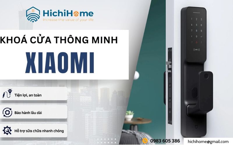 Mua khóa cửa điện tử Xiaomi chính hãng tại HichiHome