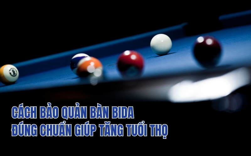 cách bảo quản bàn bida