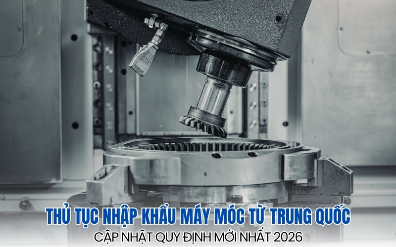 thủ tục nhập khẩu máy móc từ Trung Quốc