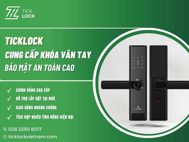 mua khóa vân tay ticklock việt nam