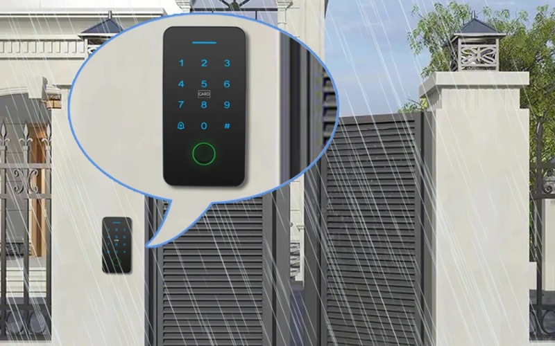 Các yếu tố ảnh hưởng đến độ bền khóa vân tay khi gặp mưa