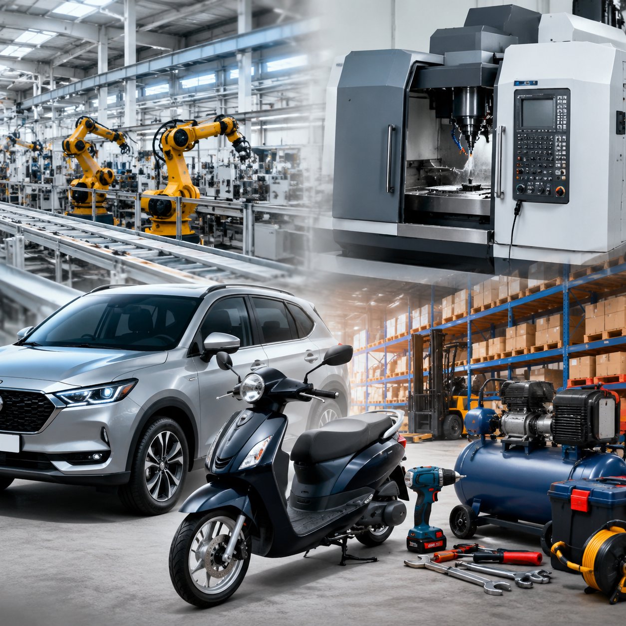 Máy Móc, Thiết Bị, Phụ Kiện Phục Vụ Sản Xuất Và Kinh Doanh